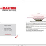 Manitou MLT630105DVST4S2 To MLT730115DVCPST4S1 Operator Manual 647670
