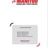 Manitou MLT635 To MLT733 Series Operator Manual 647832EN USM1B072021