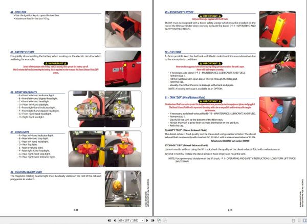 Manitou MLT635 MLT741 MLT940 140V PLUS DST4S2 Operator Manual 647664 1