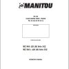 Manitou MLT845 120LSU Series3 E2 MLT940L 120LSU Series3 E2 Operator Manual 547850