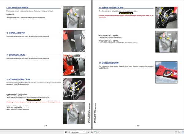 Manitou MLT845120DST4S1 MLT845100DHST4S1 Operator Manual 649170 1