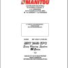 Manitou MRT 2440 EPS M Series E2 Easy Placing System User Manual 648271
