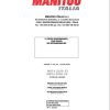 Manitou MRT X2150 E3 Privilege MRT X2550 E3 Privilege Operator Manual