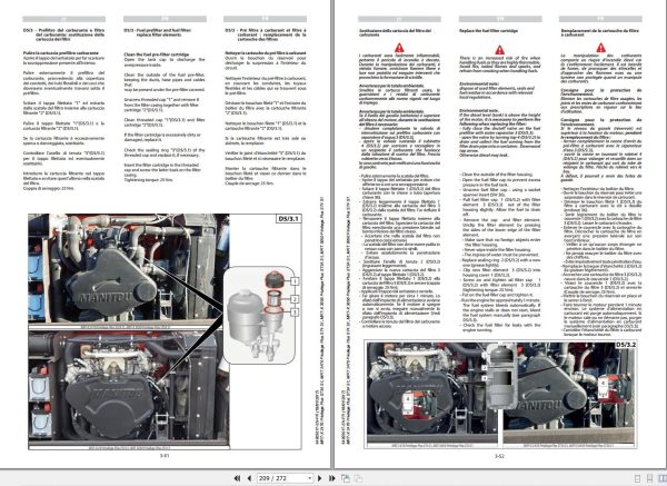 Manitou MRT X2470 Privilege Plus ST3AS1 To MRT3050 Privilege Plus ST4S1 Operator Manual 1