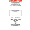 Manitou MRT1432 M Series E3 MRT1635 M Series E3 Operator Manual 648438