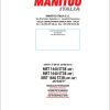 Manitou MRT1440 ST3B to MRT1840 ST3B Operator Manual 648747