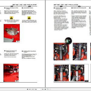 Manitou MRT1850 E3 to MRT2540 E3 Privilege Operator Manual 648436 1