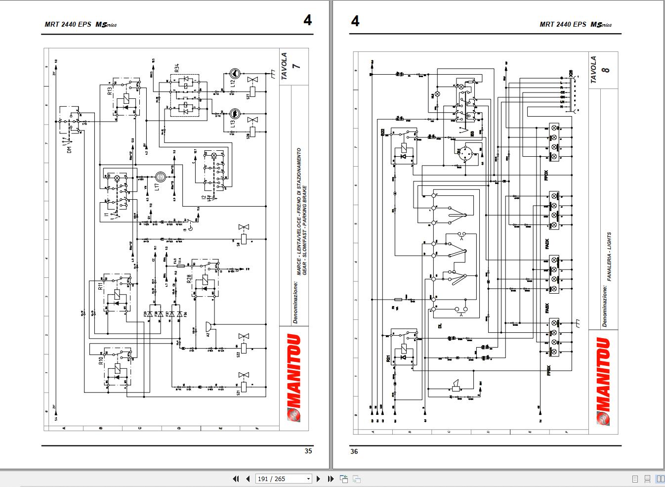 Manitou MRT2440 EPS M Series E2 Easy Placing System Operator Manual 648271