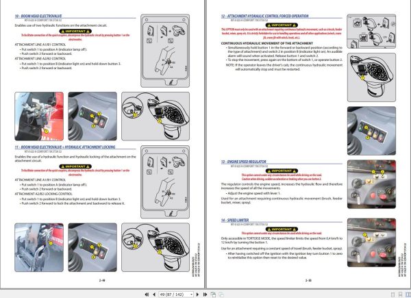 Manitou MT X625H75KST3AS2 MT X625H75K Comfort ST3AS2 Operator Manual 647808 1