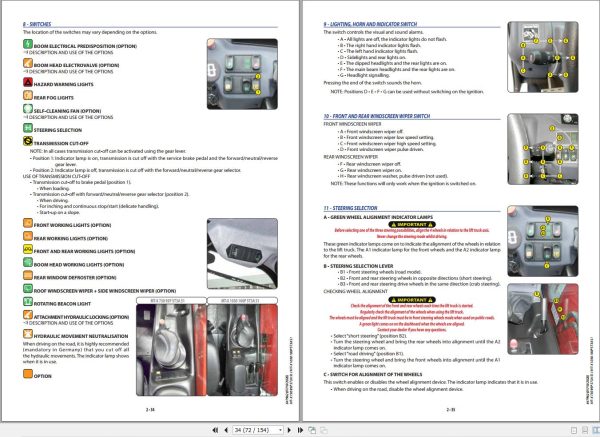 Manitou MT X73095PST3AS1 MT X1030100PST3AS1 Operators Manual 647962 1