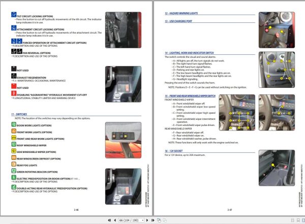 Manitou MT1440 Easy 75DST5S1 To MT1840100DST5S1 Operator Manual 647760 1