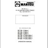 Manitou MT728 2 Series 1 To MT928 4 Turbo Series 1 Operator Manual 547103