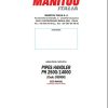 Manitou Pipes Handler PH2500 PH14000 User Manual 648846 EN AU