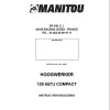 Manitou Platform 120AETJ Compact Instruction Manual 547362 NL