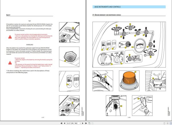 Manitou Platform 120AETJC Operators Manual 547401 1