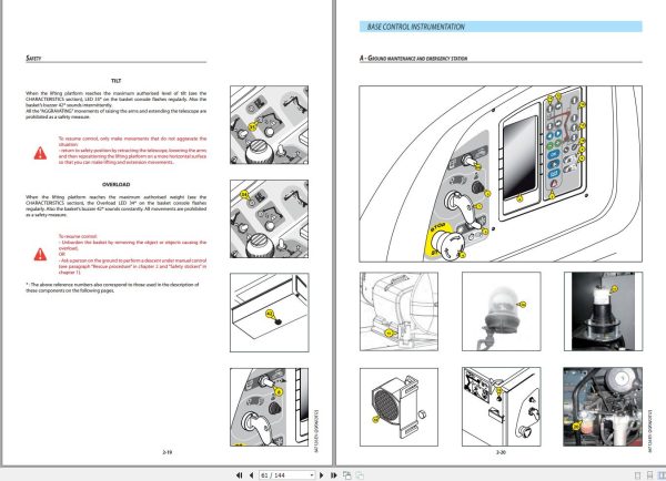Manitou Platform 160ATJ Euro3 160ATJS Euro3 Operators Manual 647126 1