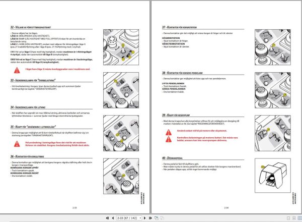 Manitou Platform 160ATJ PLUS Euro3 Operators Manual 647532 SV 1