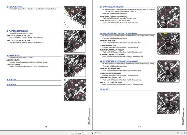Manitou Platform 160ATJPST5S1 160ATJPRCST5S1 Operators Manual 1