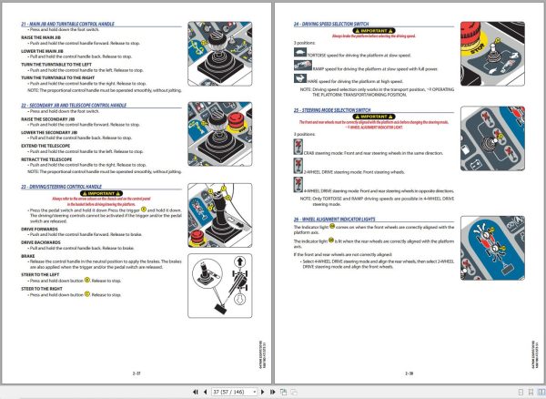 Manitou Platform 160ATJRNC4RDST5S1 to 180ATJRC4RDST5S1 Operators Manual 1