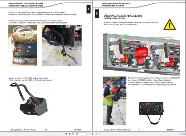 Manitou Platform 180ATJ ST5 S2 Instructions Manual 52714755 FR EN 1