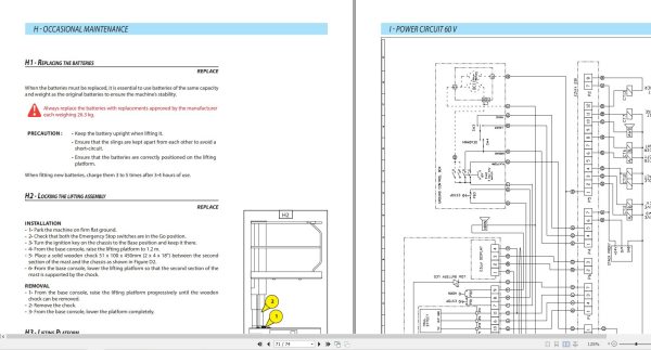 Manitou Platform 60V Instructions Manual 647179 1