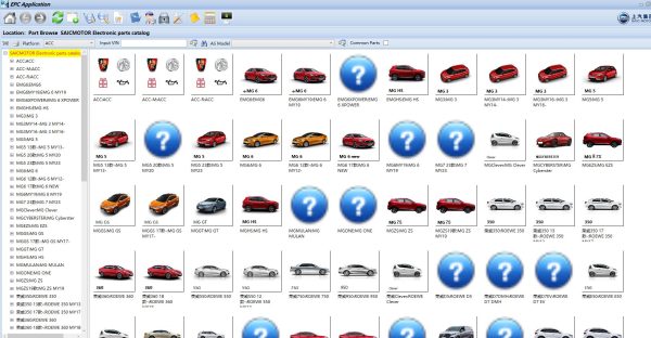 SAIC MOTOR EPC Update 06.2024 Electronic Parts List 1