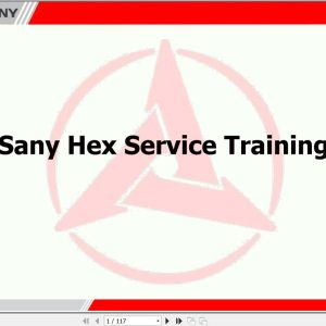 Sany Crawler Excavator SY205C SY215C Service Training EN 1