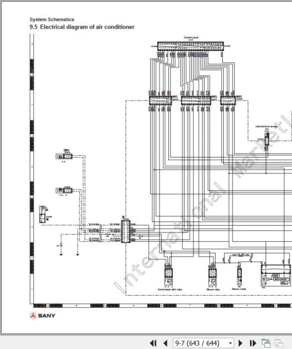 Sany Crawler Excavator SY365H 9 SY365BH 9 Shop Manual and Diagrams EN 3