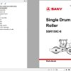 Sany Drum Roller SSR150C 8 Parts Book YZ1115CB1102 EN