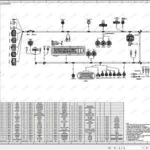 Sany Dump Truck Chassis SYM3250ZZX1E Chassis Wiring Harness QDP007447643 ZH