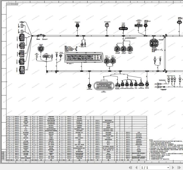 Sany Dump Truck Chassis SYM3250ZZX1E Chassis Wiring Harness QDP007447643 ZH