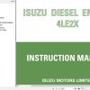 Sany Engine 4LE2X Instruction Manual IDE 6250 EN 1