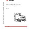 Sany Excavator SY155W Maintenance Manual and Schematic EN 1