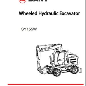 Sany Excavator SY155W Operation and Maintenance Manual EN 1