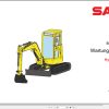 Sany Excavator SY18 Hydraulic Ciruit Diagram Maintenance Manual 500971 DE 1