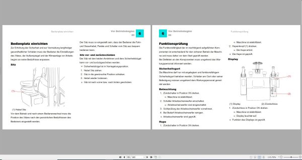 Sany Excavator SY18 Operation Manual 500972 DE 2