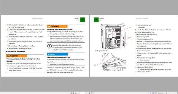 Sany Excavator SY215 Maintenance Manual and Schematic 534621 DE 2