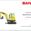 Sany Excavator SY50U Operation Manual 501020 DE 1