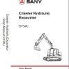 Sany Excavator SY50U Shop Manual EN 1