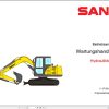 Sany Excavator SY75C Maintenance Manual and Diagram 500995 DE 1