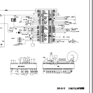 Sany Excavator SY80C Electrical and Hydraulic Schematic EN ZH 1
