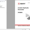 Sany Excavator SY980H Operation and Maintenance Manual EN