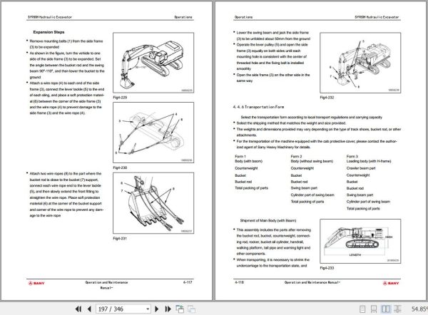 Sany Excavator SY980H Operation and Maintenance Manual EN 2