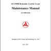 Sany Hydraulic Crawler Crane SCC500D Operation Maintenance Manual and Part Manual EN 3