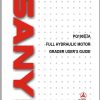 Sany Hydraulic Motor PQ190IIIA User Guide 843969903 EN 1