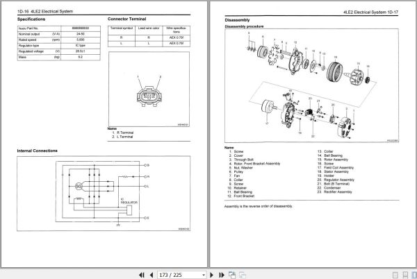 Sany Isuzu Engine 4LE2X Workshop Manual IDE 2450 EN 2