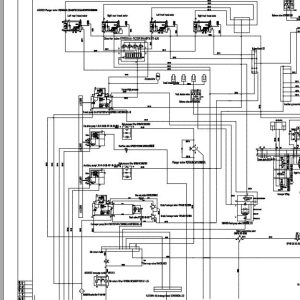 Sany Milling Machine SCM2000C8 Electric and Hydraulic Schematic EN