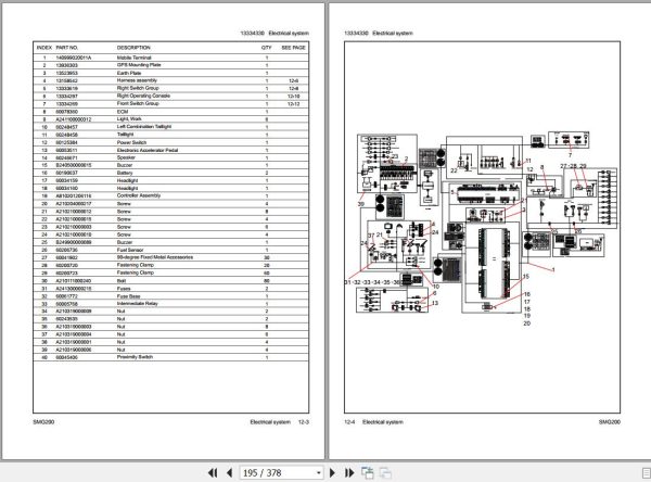 Sany Motor Grader SMG200 Parts Book PY1120CB1015 EN 1
