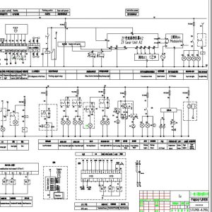 Sany Motor Grader STG190C 8 Electrical and Hydraulic Schematic EN
