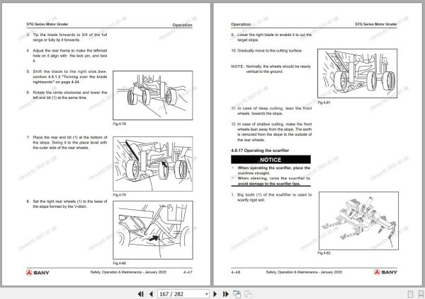 Sany Motor Grader STG210C 8 Operation and Maintenance Manual EN 2